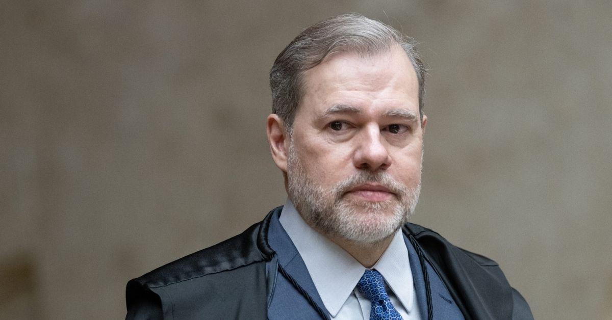 crise no STF: ministro Dias Toffoli durante sessão no Supremo Tribunal Federal
