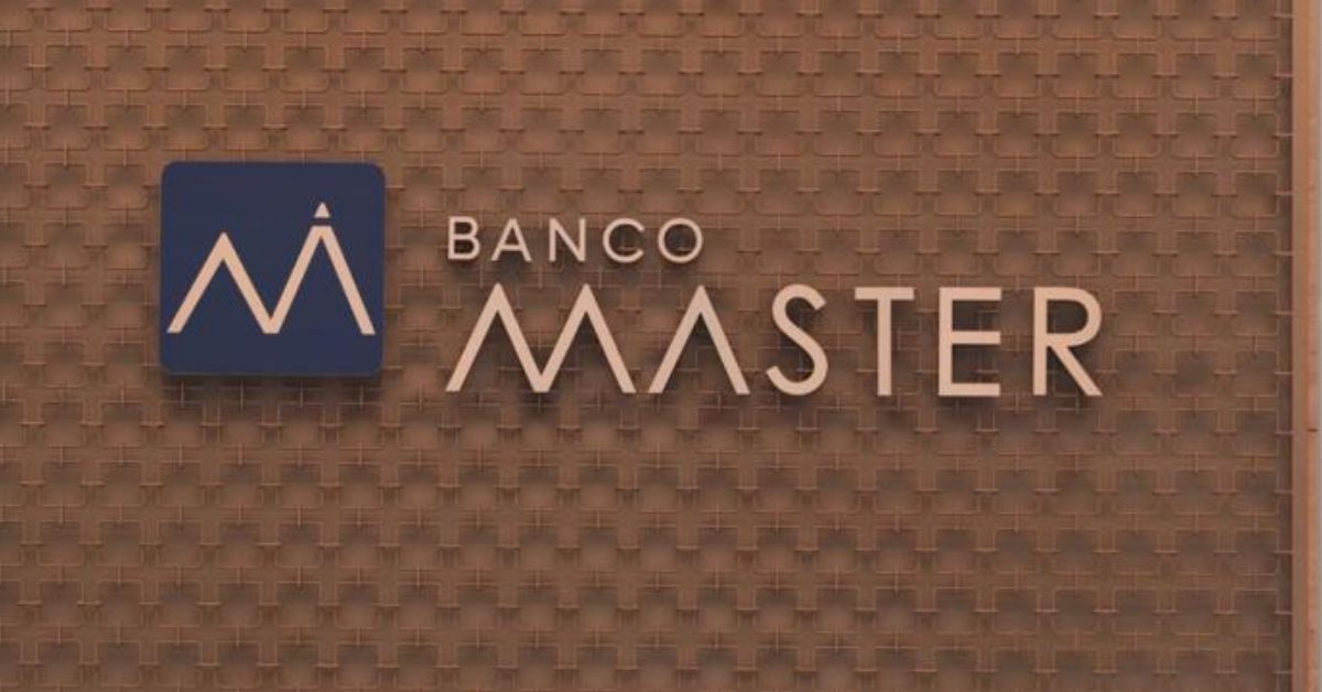 fachada do Banco Master associada à família Vorcaro