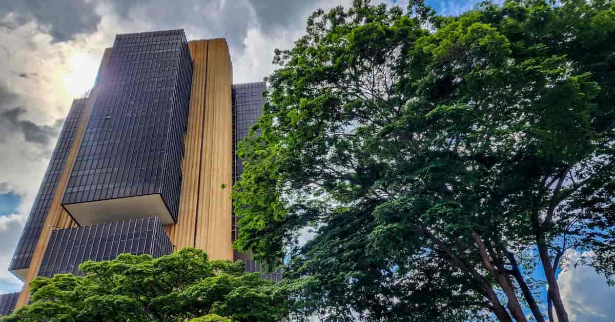 Fachada do Banco Central ligada às contas externas 2026