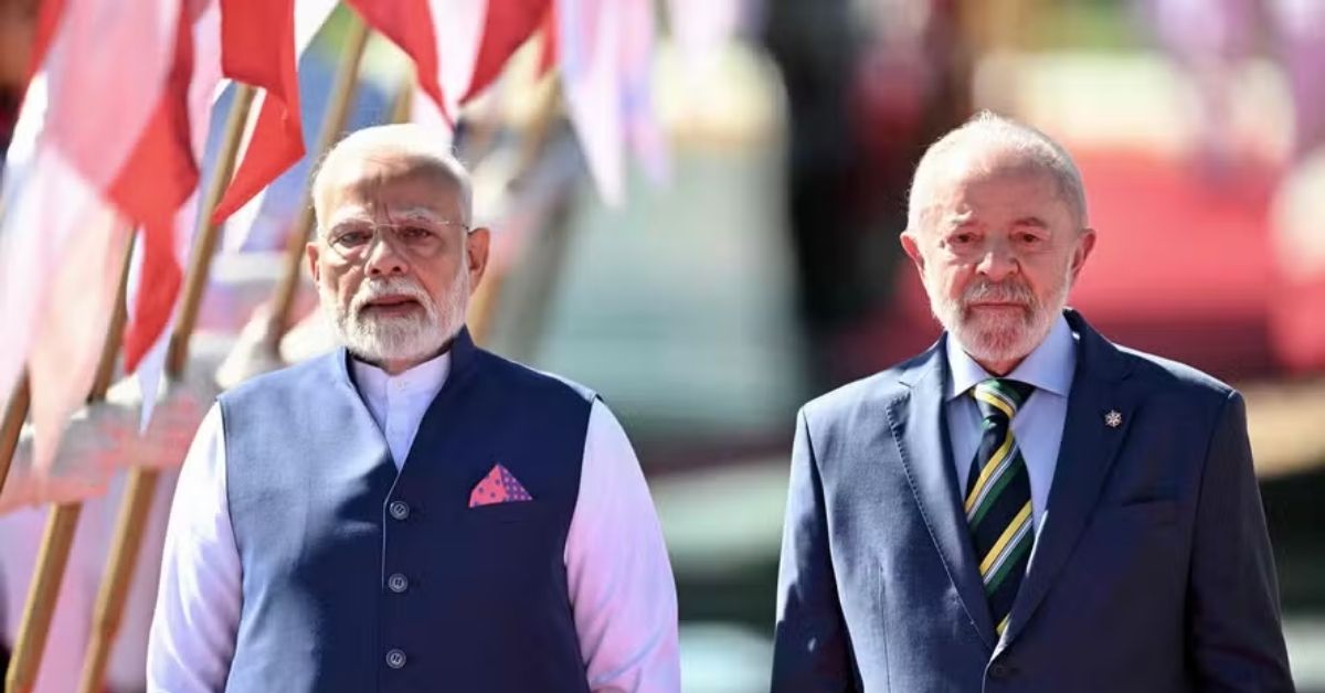 Lula viaja para Índia e aparece ao lado de Narendra Modi durante encontro oficial em Nova Déli