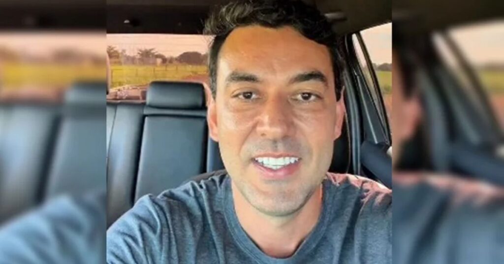 Secretário que matou filhos em GO Thales Machado em imagem divulgada antes do caso