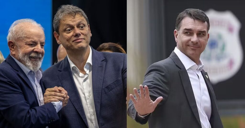 Segundo turno em SP com Lula, Tarcísio de Freitas e Flávio Bolsonaro