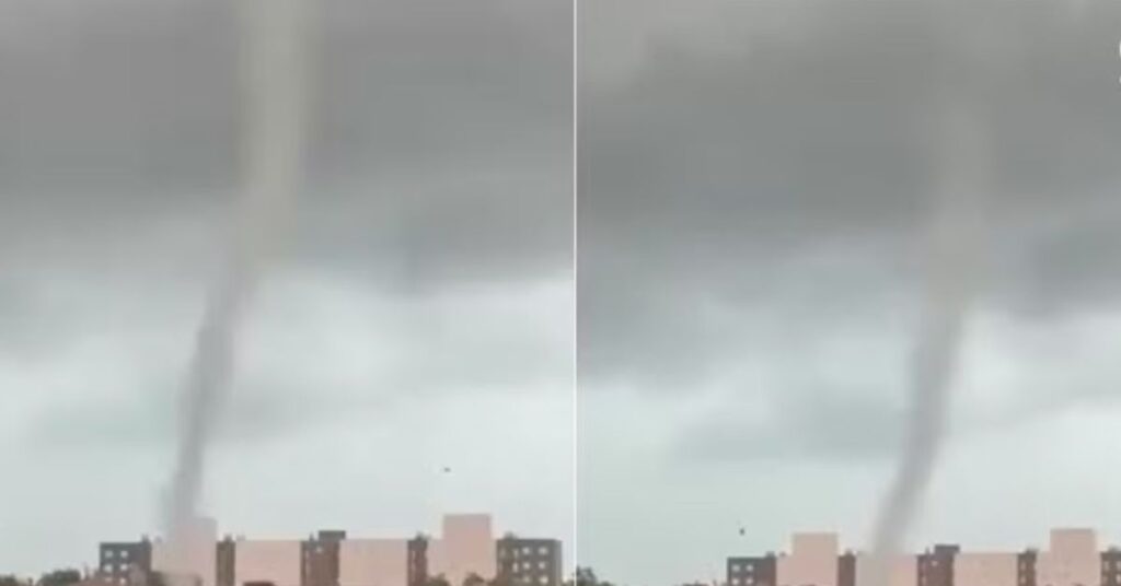 tornado em Pelotas registrado no bairro Fragata sob alerta vermelho