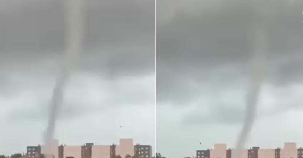 tornado em Pelotas registrado no bairro Fragata sob alerta vermelho
