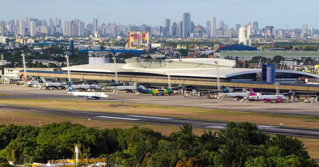 transporte aéreo no Nordeste no Aeroporto do Recife em 2025