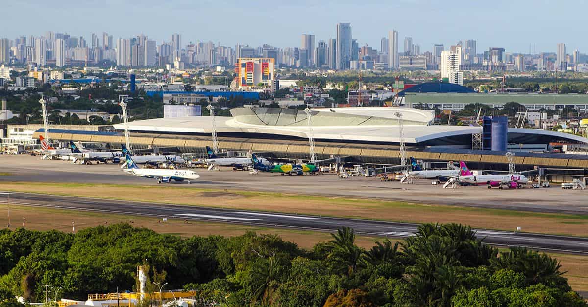 transporte aéreo no Nordeste no Aeroporto do Recife em 2025