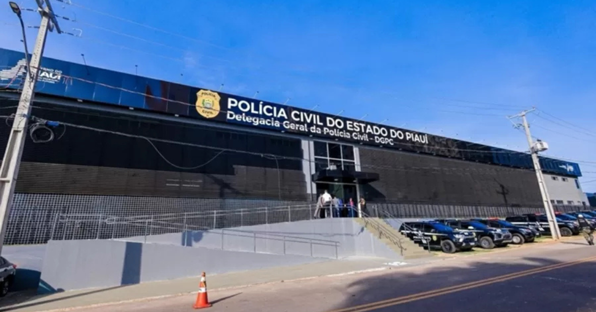 Delegacia-Geral do Piauí onde ocorreu investigação de estupro envolvendo servidora - Foto: Divulgação/PCPI