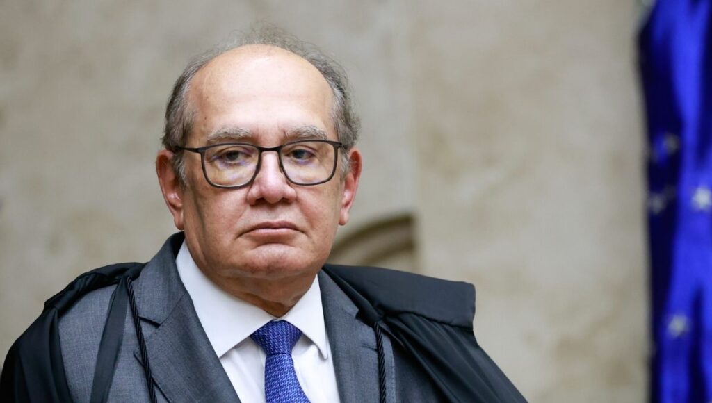 Gilmar Mendes durante sessão do STF sobre prisão de Daniel Vorcaro