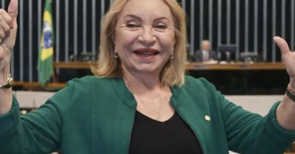 Gorete Pereira em plenário da Câmara dos Deputados durante sessão legislativa