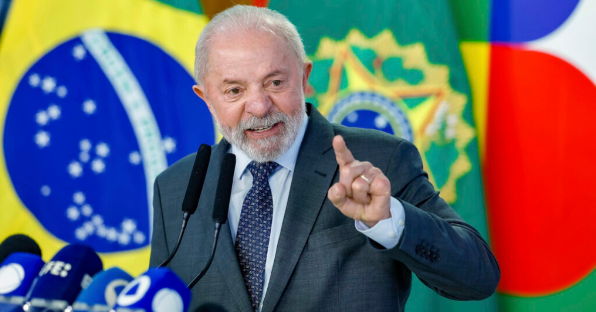 Lula fala sobre defesa nacional durante declaração no Palácio do Planalto - Foto: Ricardo Stuckert / PR