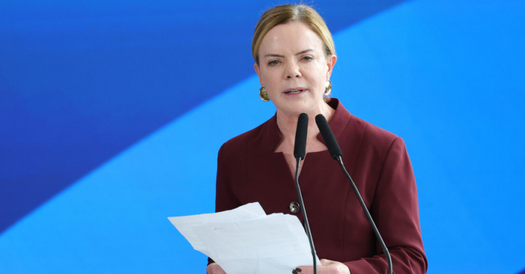 Saída de Gleisi Hoffmann anunciada em evento no Palácio do Planalto - Foto: Fábio Rodrigues-Pozzebom/Agência Brasil