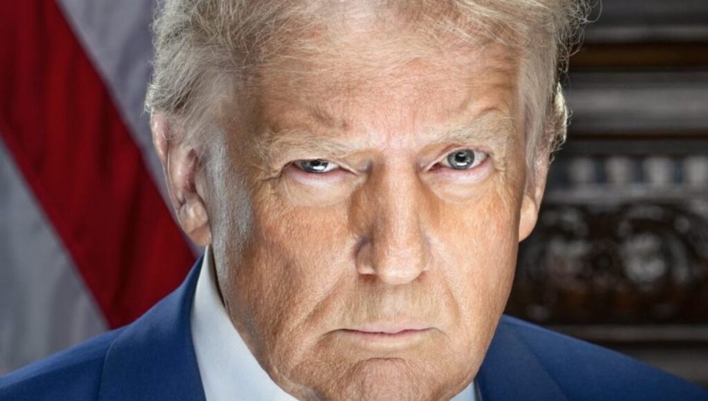 Donald Trump durante declaração em que afirma que rejeita acordo do Irã