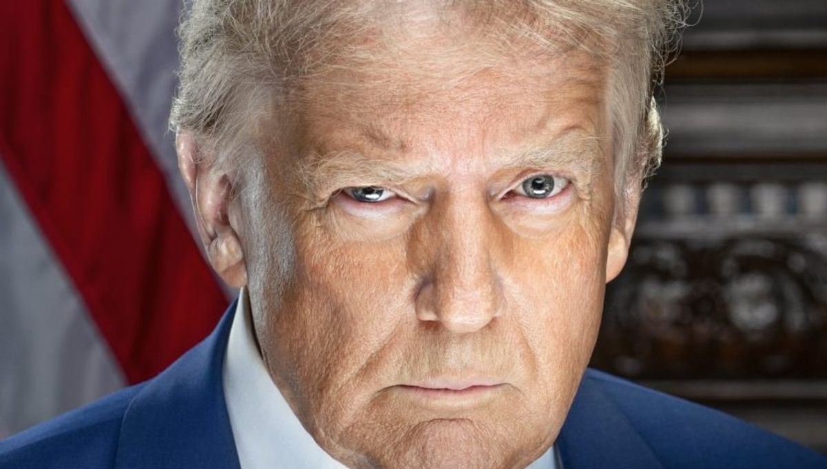 Donald Trump durante declaração em que afirma que rejeita acordo do Irã