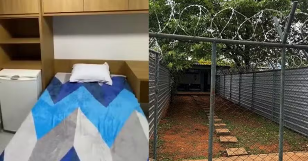 Sala da PF onde Bolsonaro ficou preso e para onde Vorcaro foi transferido - Foto: Reprodução