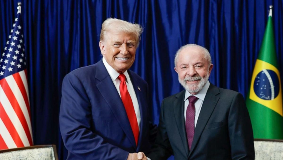 Líderes do Brasil e dos Estados Unidos durante encontro que antecede acordo contra tráfico de armas e drogas