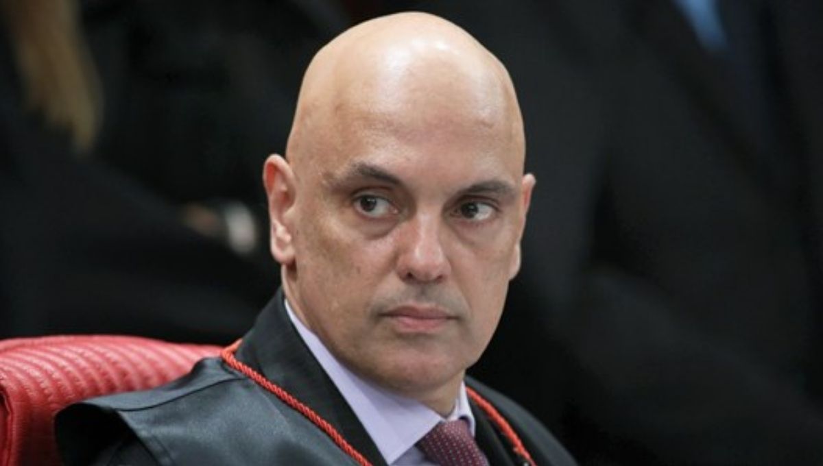 Alexandre de Moraes durante sessão do STF em Brasília