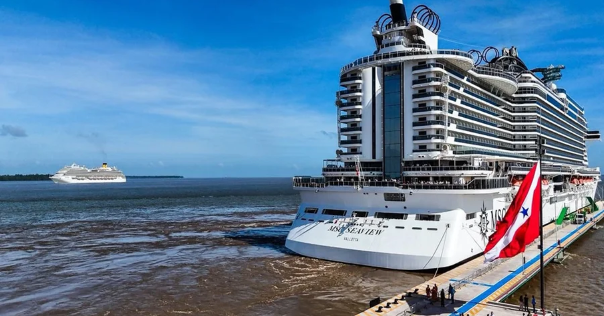 Navios usados na contratação de navios na COP30 pelo governo Lula durante evento em Belém - Foto: Secom/COP30