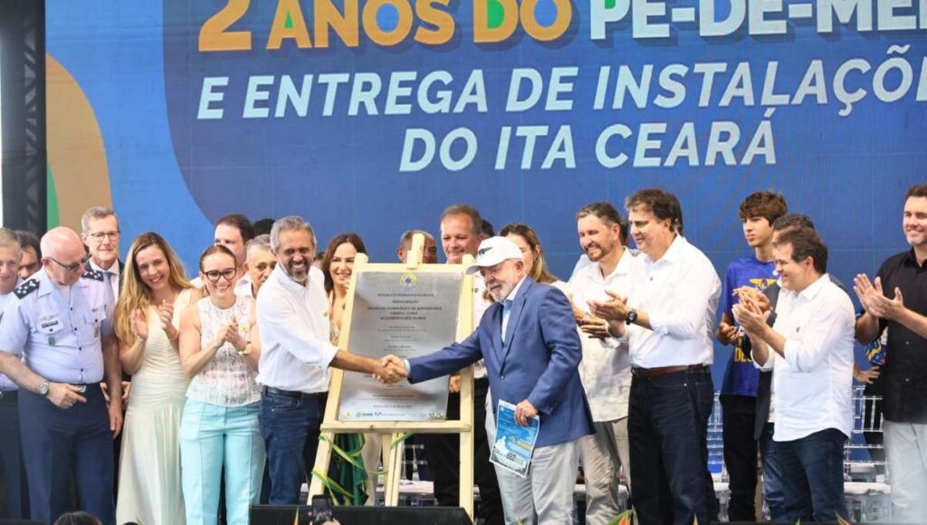 Lula inaugura campus do ITA no Ceará durante evento em Fortaleza com autoridades