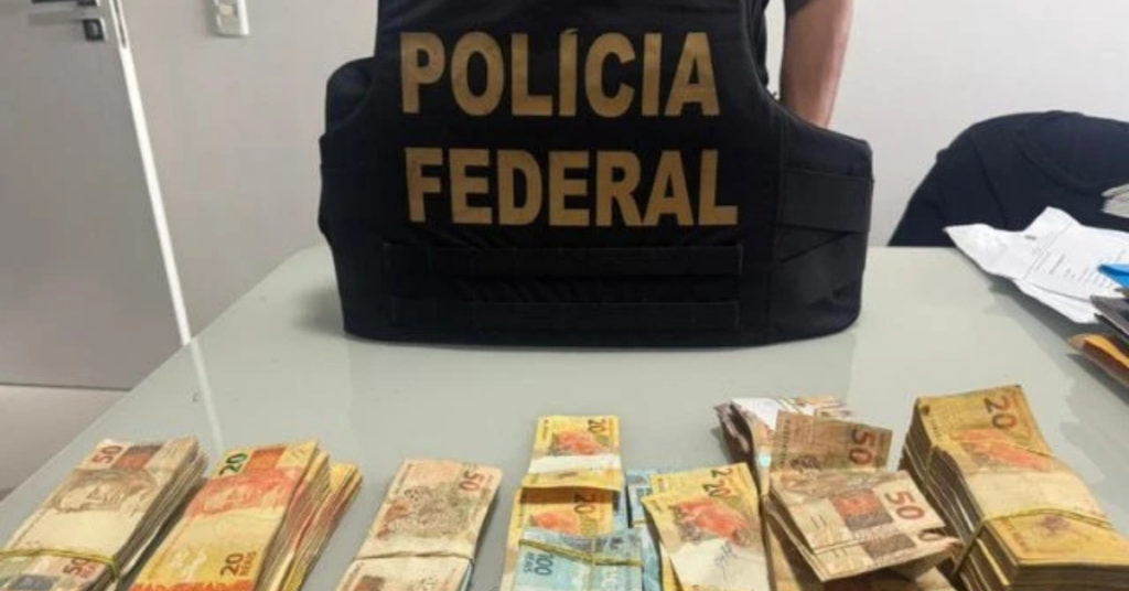Dinheiro apreendido pela Polícia Federal em operação que investiga corrupção no TJMA - Foto; Reprodução/ Policia Federal