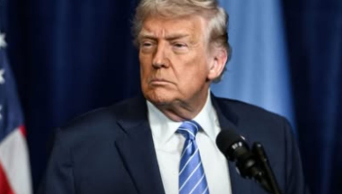 Donald Trump durante anúncio sobre pena de morte nos EUA e novos métodos de execução