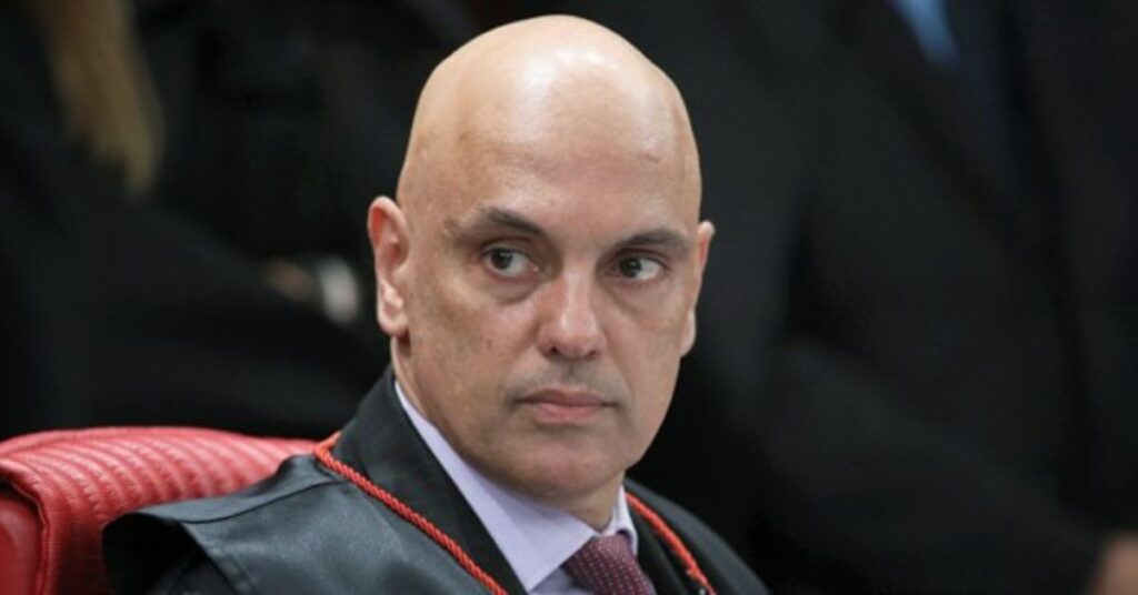 Ministro Alexandre de Moraes, do STF, em imagem institucional usada em matéria sobre ação da Rumble nos Estados Unidos