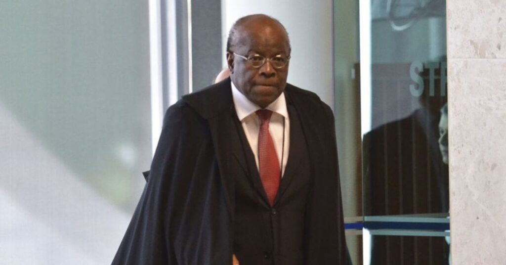 Joaquim Barbosa durante período no STF antes de pré-candidatura à Presidência