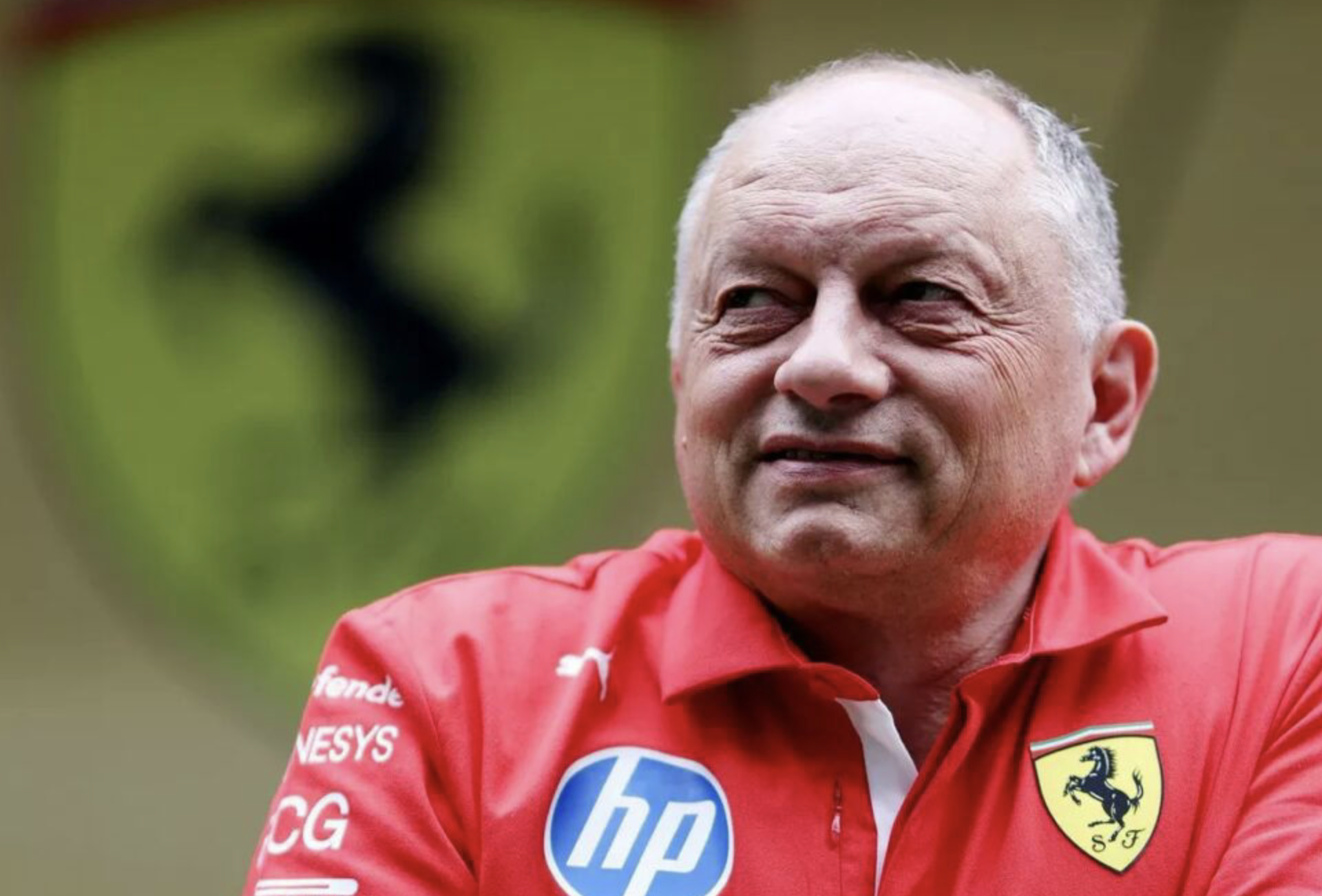 Fred Vasseur, chefe da Ferrari, durante evento da equipe antes do GP de Mônaco de Fórmula 1