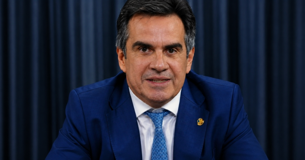 Ciro Nogueira durante evento oficial; senador é investigado pela Polícia Federal em apuração envolvendo Daniel Vorcaro e o Banco Master