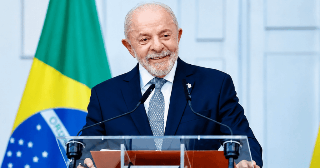 Presidente Luiz Inácio Lula da Silva durante pronunciamento oficial após avanço da investigação do caso Banco Master que atingiu o senador Jaques Wagner.