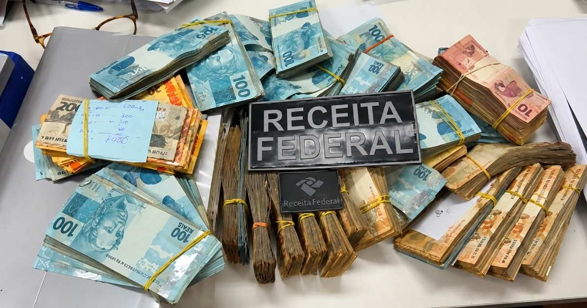 Montante de dinheiro apreendido pela Receita Federal durante investigação da Operação Carbono Oculto sobre suposta lavagem de dinheiro do PCC.