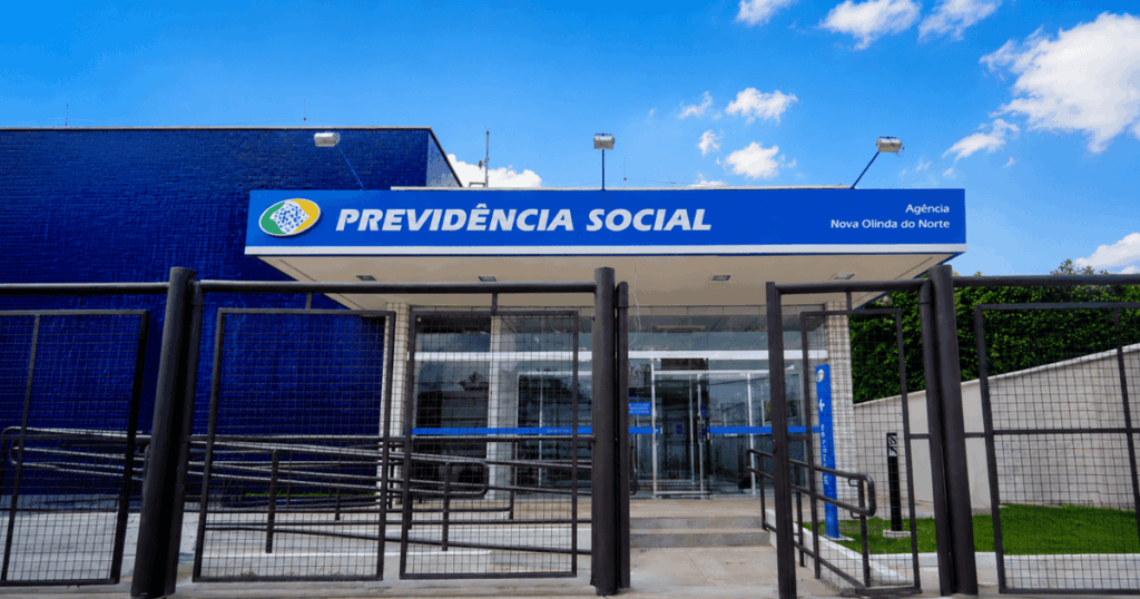 Fachada de agência da Previdência Social usada em matéria sobre o início do pagamento dos benefícios do INSS de junho de 2026.