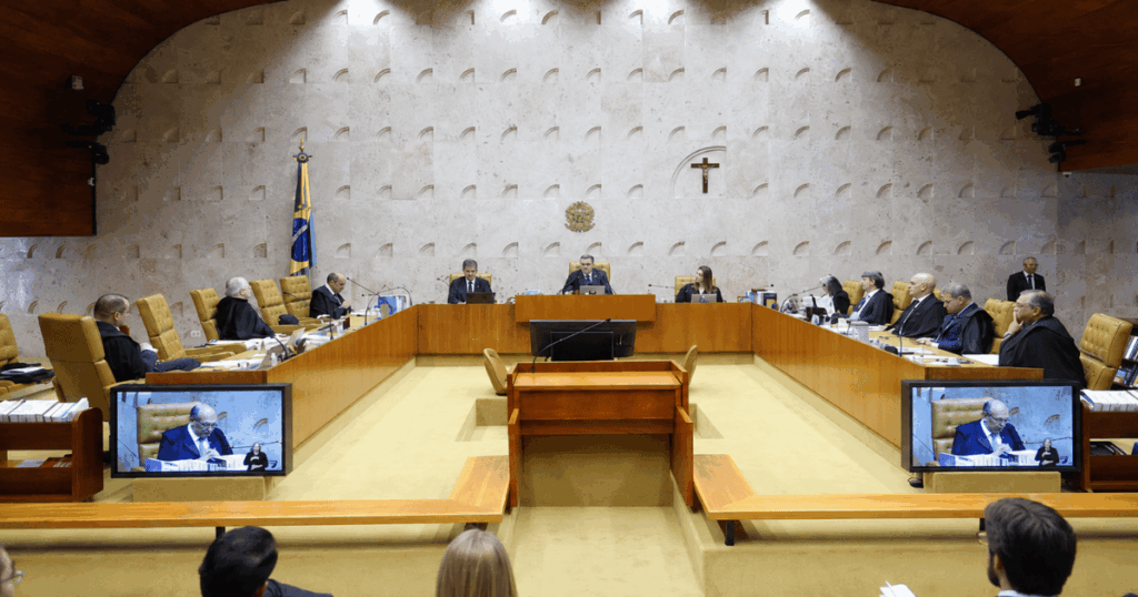 Plenário do STF durante julgamento que flexibilizou regras para pagamento de parte dos penduricalhos a magistrados e membros do Ministério Público.