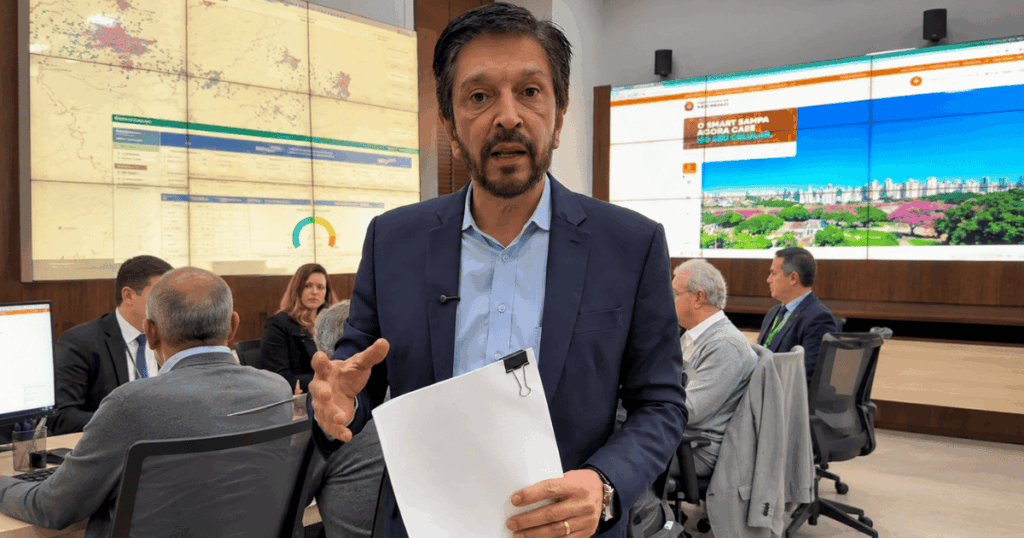 Ricardo Nunes fala sobre a manutenção da operação da Transunião após investigação sobre suspeita de infiltração do PCC no transporte público de São Paulo.