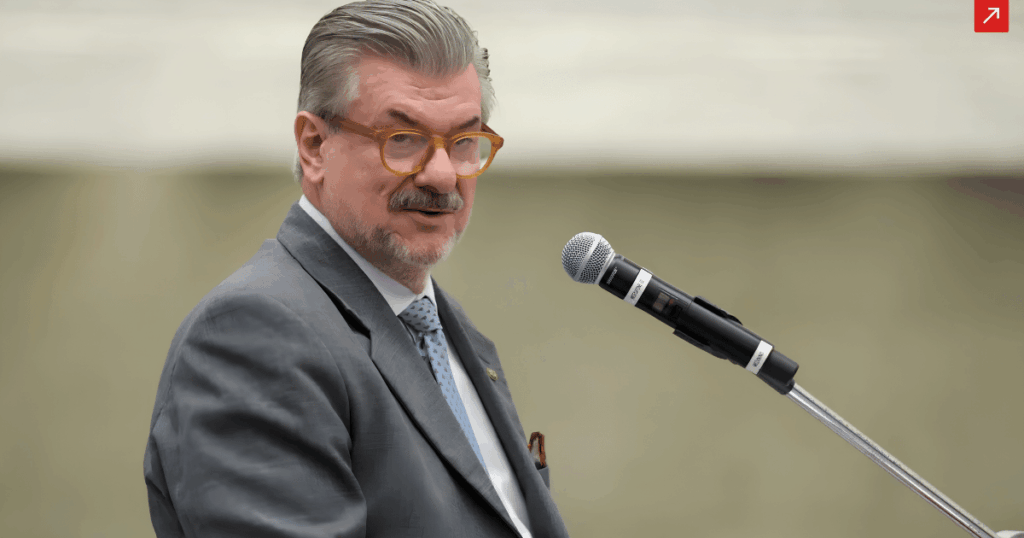 Ministro afastado do STJ, Marco Buzzi, durante imagem de arquivo; defesa apresentou laudos médicos na investigação por suposta importunação sexual.