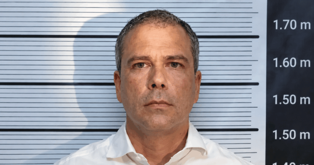 Paulo Henrique Costa, ex-presidente do BRB, após prisão no âmbito da investigação conduzida pela Polícia Federal.