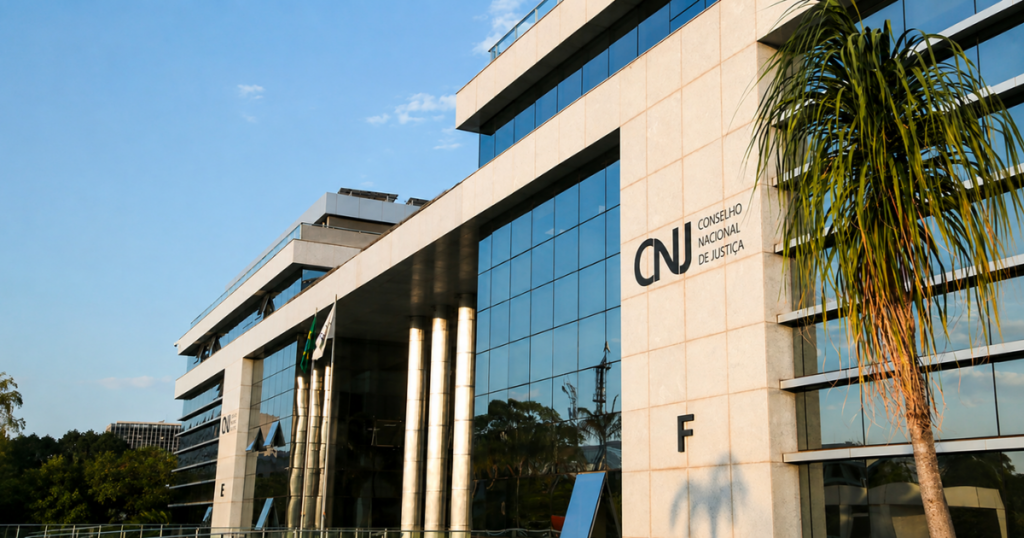 Fachada da sede do Conselho Nacional de Justiça (CNJ), órgão que aprovou o fim da aposentadoria compulsória como punição máxima para magistrados.
