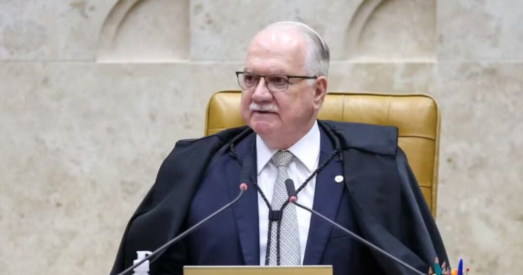 Edson Fachin, presidente do STF, durante agenda institucional