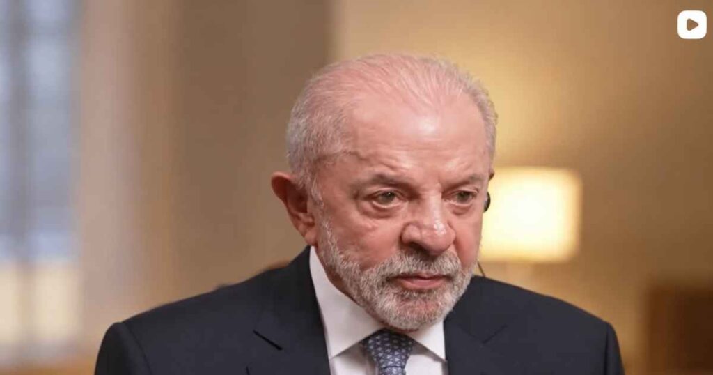 Lula durante entrevista em que chamou Donald Trump de “imperador” antes da Assembleia Geral da ONU