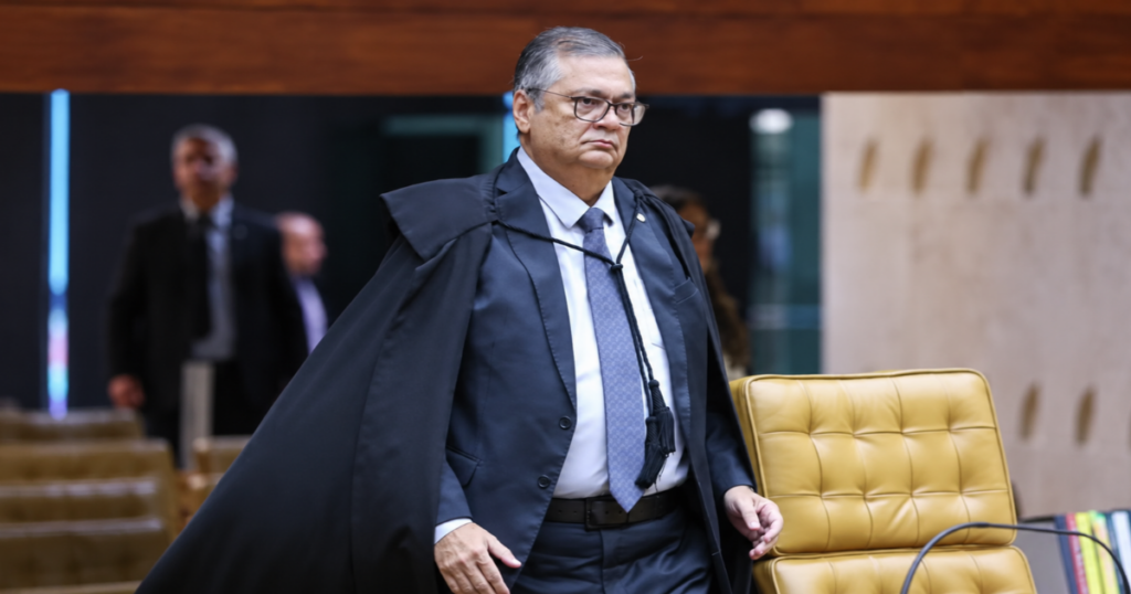 Flávio Dino durante sessão do STF em Brasília